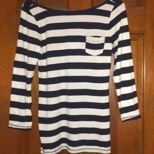 Abercrombie & Fitch, 3/4 sleeve, Scoop Back Top